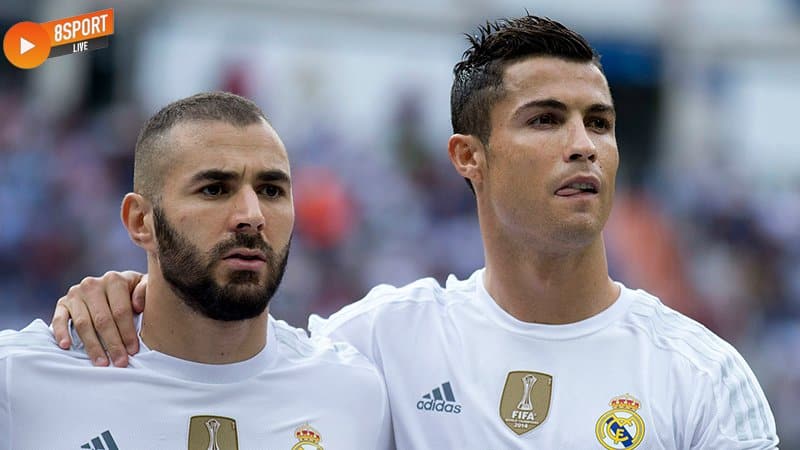 Cristiano Ronaldo và Karim Benzema