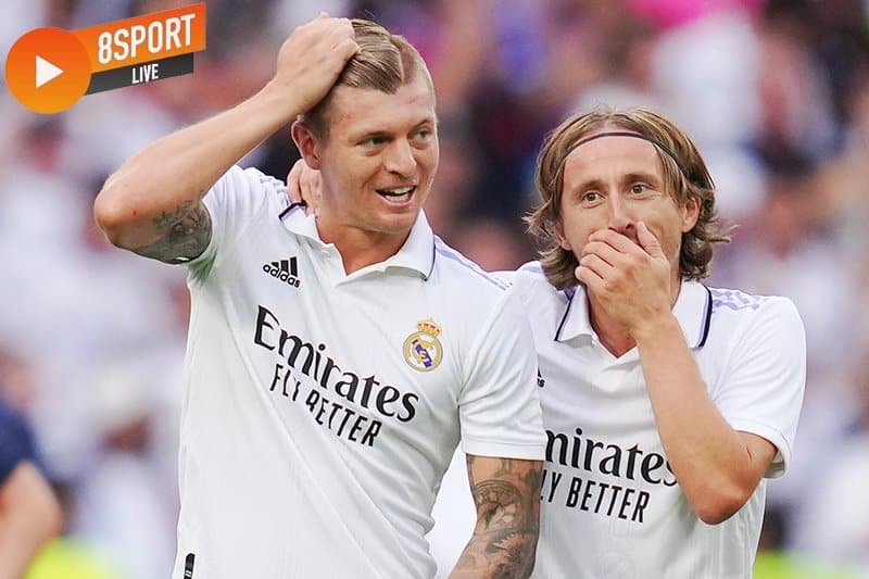 Tiền vệ trung tâm Luka Modric và Toni Kroos