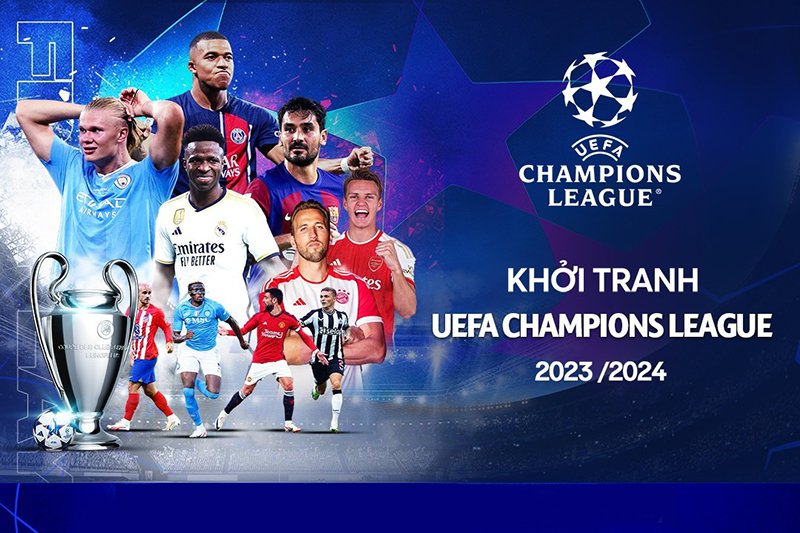 bảng xếp hạng Champions League